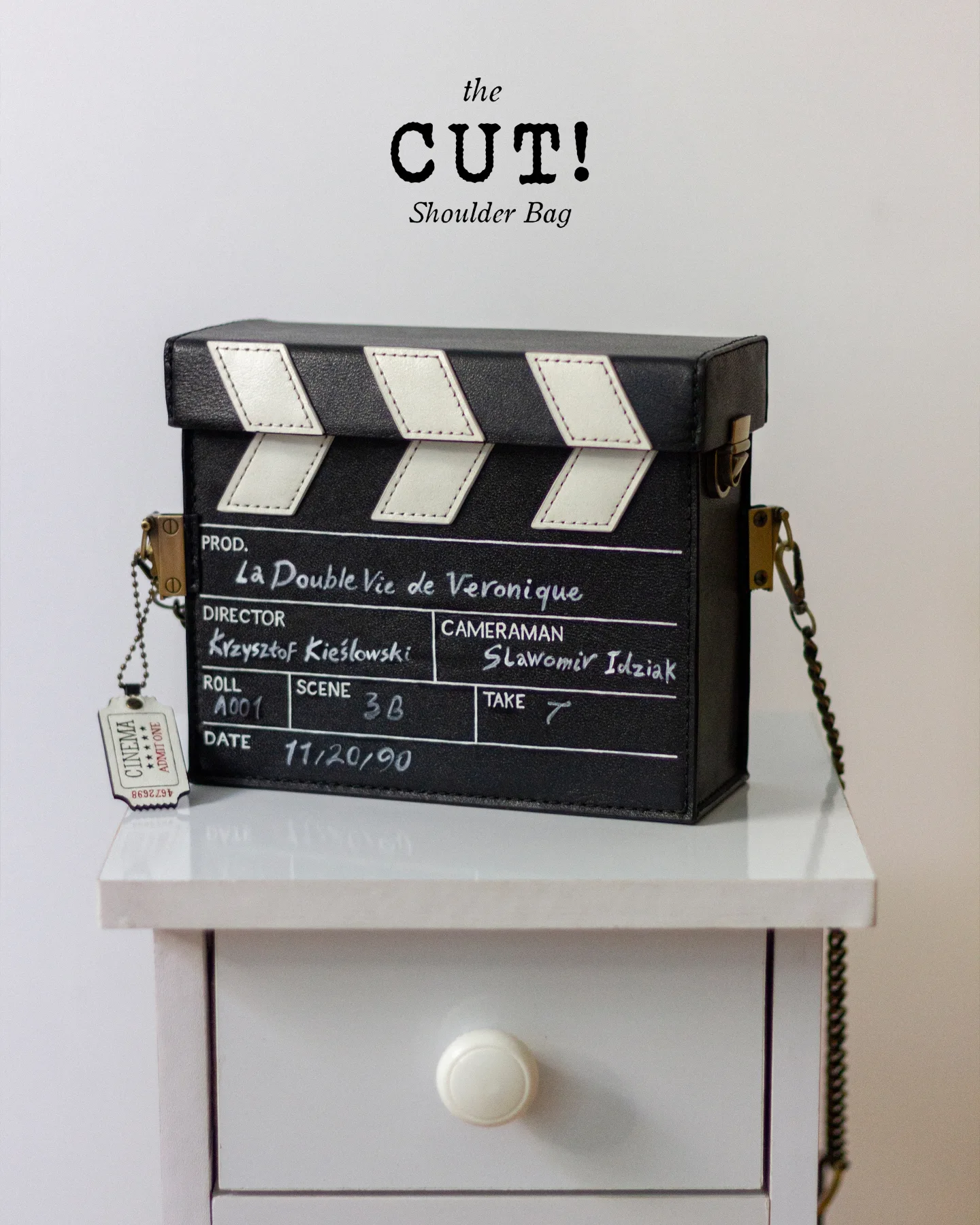 کیف دست‌ساز «کات!» (Cut! Shoulder Bag)